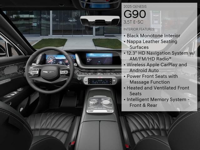 new 2025 Genesis G90 car, priced at $101,965