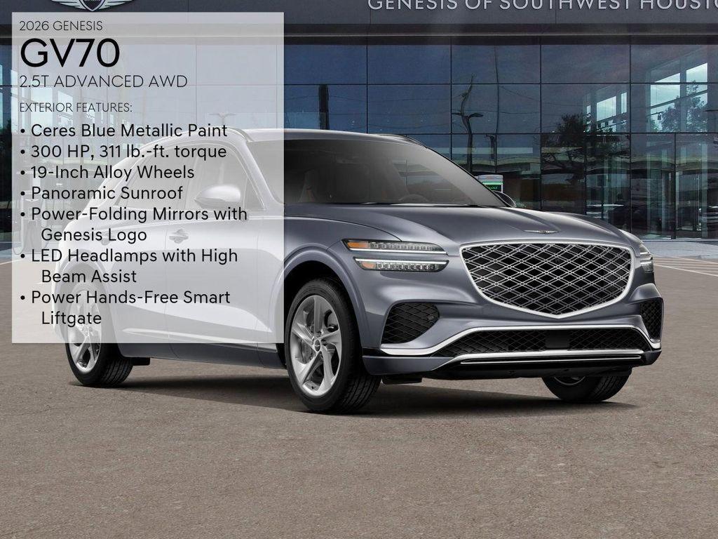 new 2026 Genesis GV70 car, priced at $59,150
