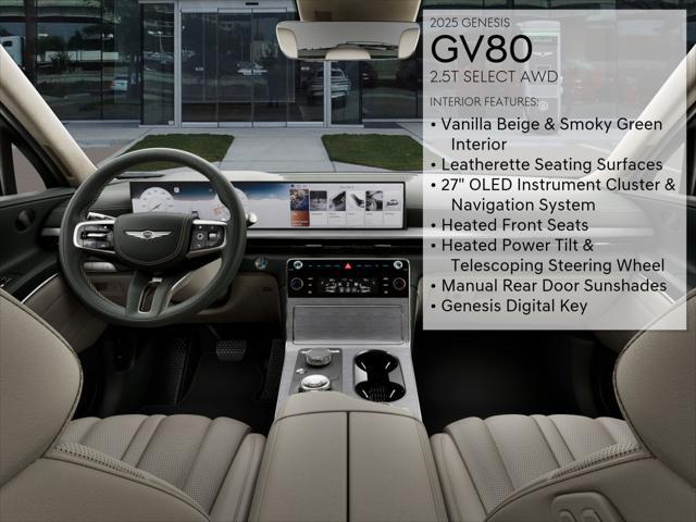 new 2025 Genesis GV80 car, priced at $64,200