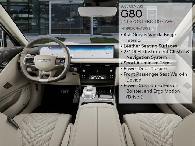 new 2025 Genesis G80 car, priced at $70,555