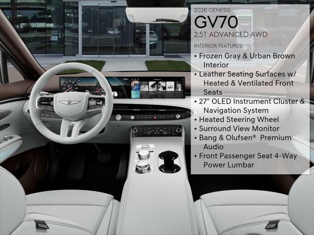 new 2026 Genesis GV70 car, priced at $57,910