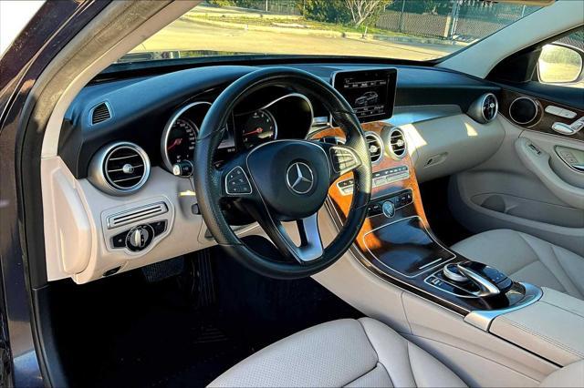 used 2015 Mercedes-Benz C-Class car, priced at $15,741