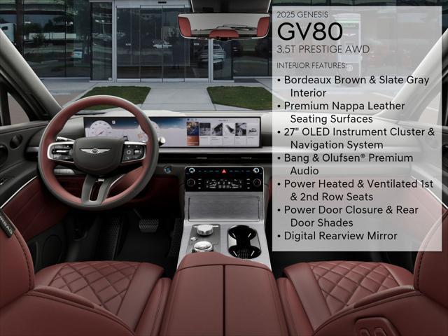 new 2025 Genesis GV80 car, priced at $82,745