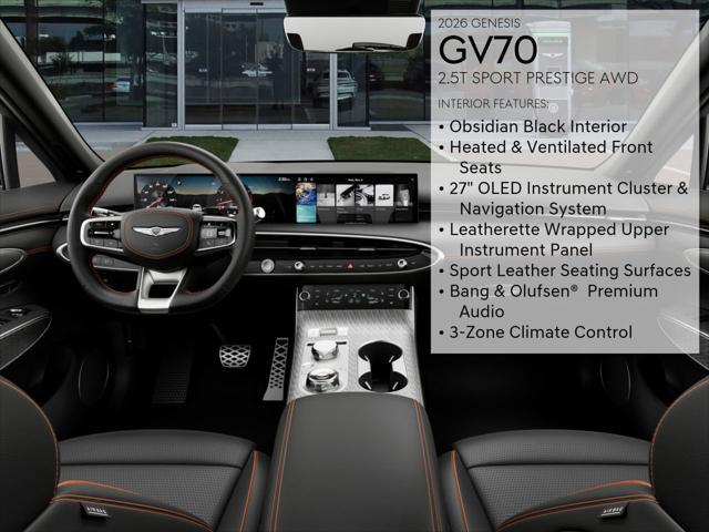 new 2026 Genesis GV70 car, priced at $61,515