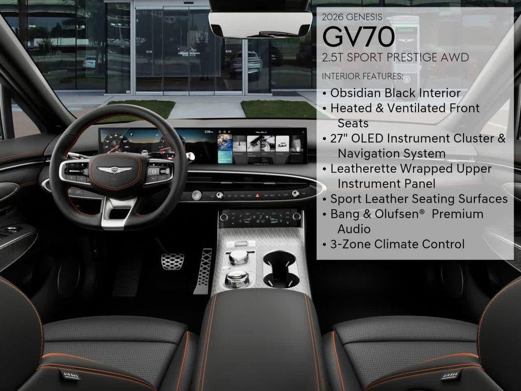 new 2026 Genesis GV70 car, priced at $61,515