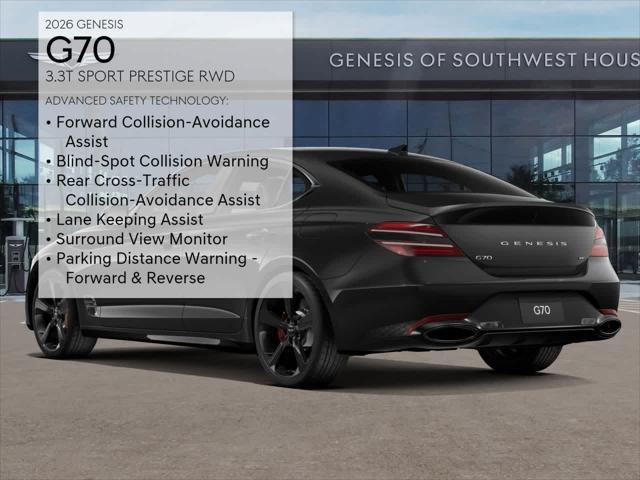 new 2026 Genesis G70 car, priced at $55,440