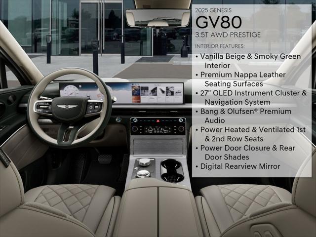 new 2025 Genesis GV80 car, priced at $81,425