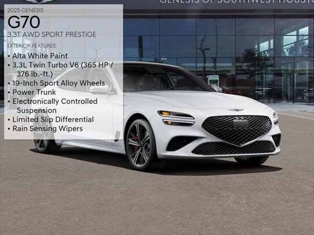 new 2025 Genesis G70 car, priced at $59,005