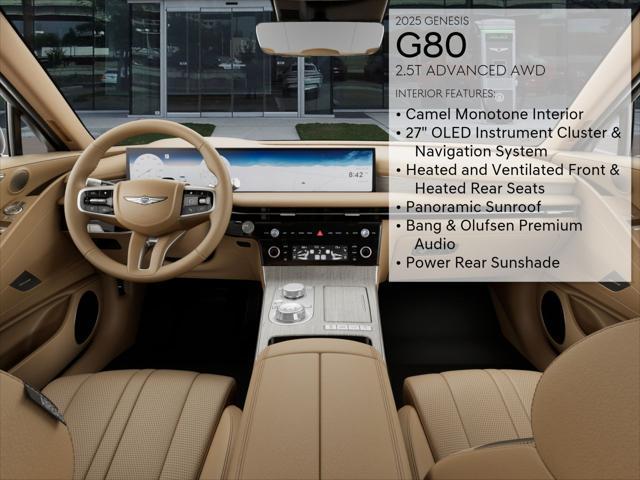 new 2025 Genesis G80 car, priced at $64,215