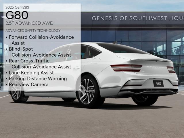 new 2025 Genesis G80 car, priced at $64,215