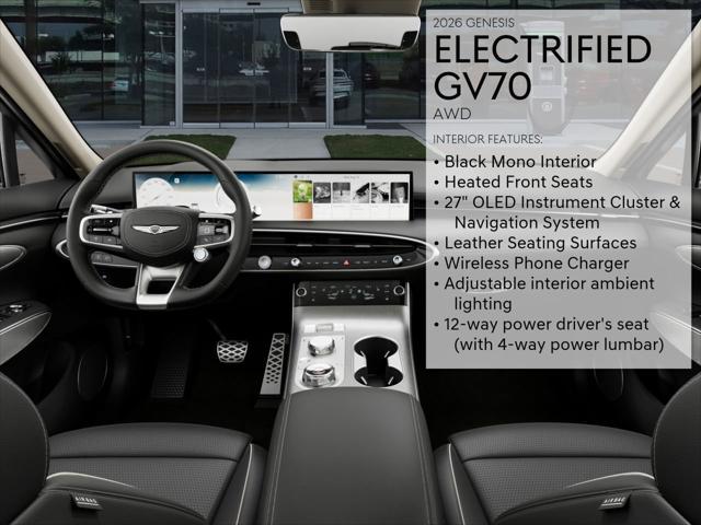 new 2026 Genesis Electrified GV70 car, priced at $66,970