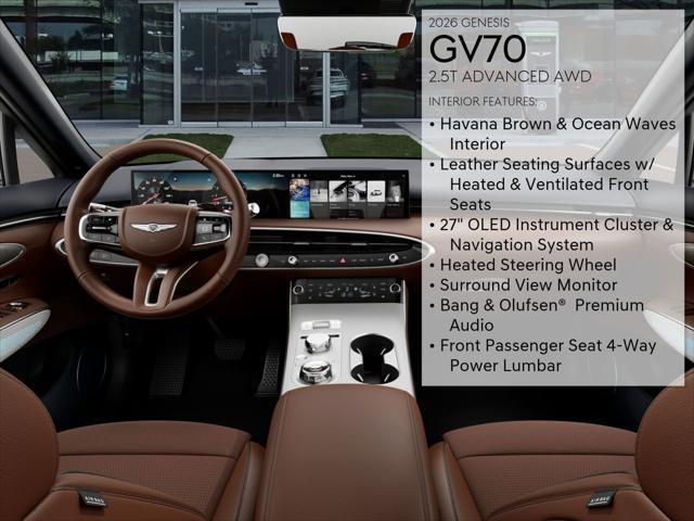 new 2026 Genesis GV70 car, priced at $57,925