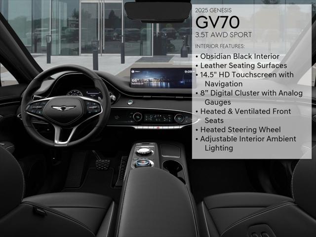 new 2025 Genesis GV70 car, priced at $60,105