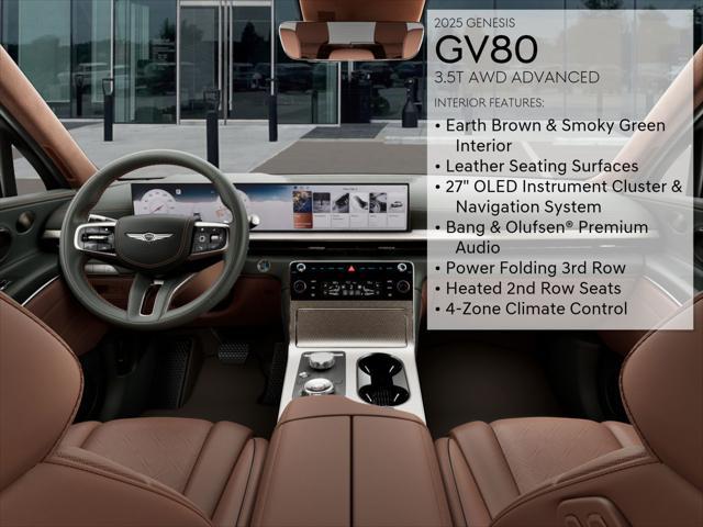 new 2025 Genesis GV80 car, priced at $76,575