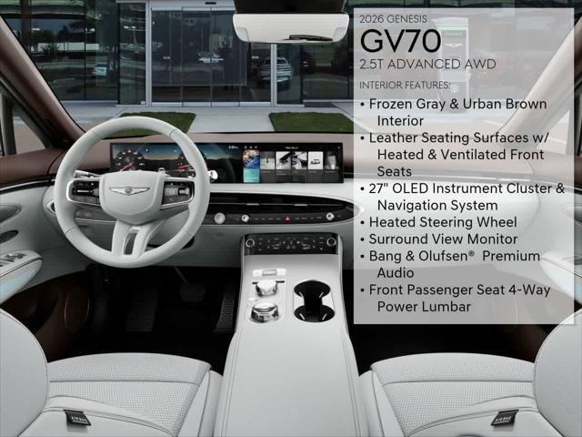 new 2026 Genesis GV70 car, priced at $57,930