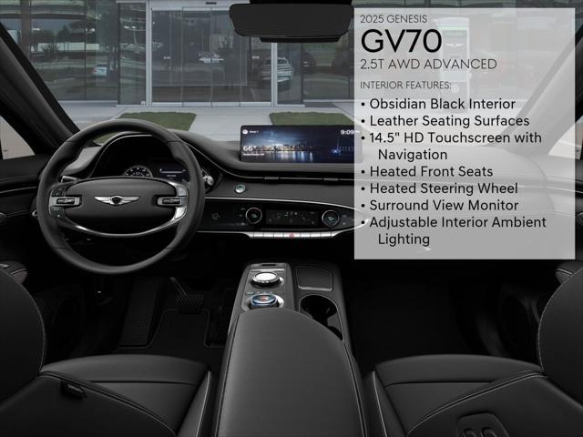 new 2025 Genesis GV70 car, priced at $54,655