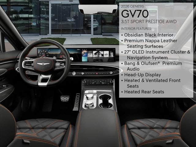 new 2026 Genesis GV70 car, priced at $72,515