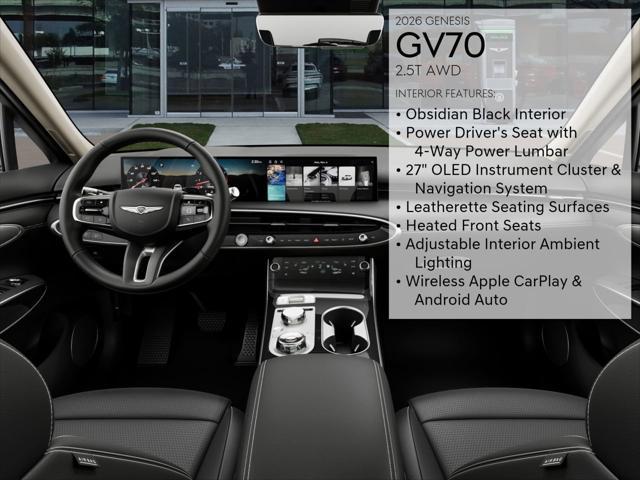 new 2026 Genesis GV70 car, priced at $50,415