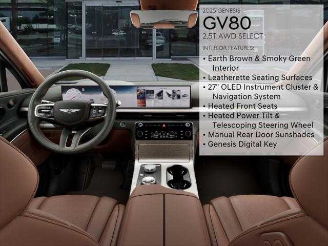 new 2025 Genesis GV80 car, priced at $68,280