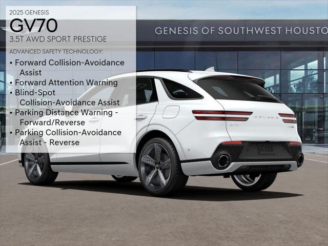 new 2025 Genesis GV70 car, priced at $67,584