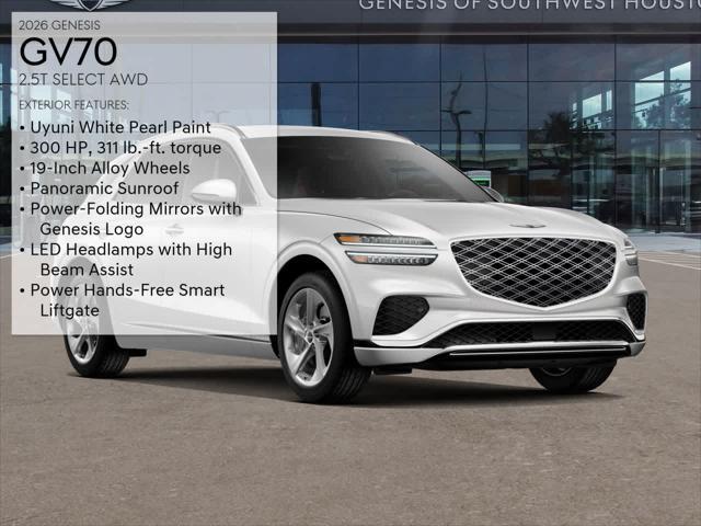 new 2026 Genesis GV70 car, priced at $53,540