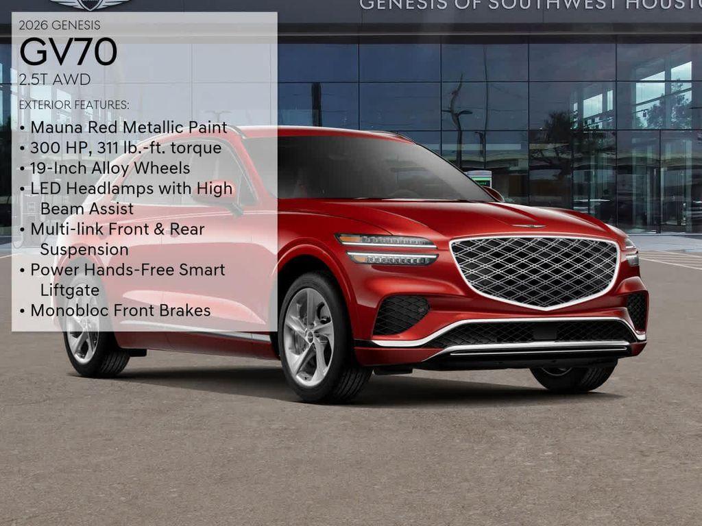new 2026 Genesis GV70 car, priced at $50,860