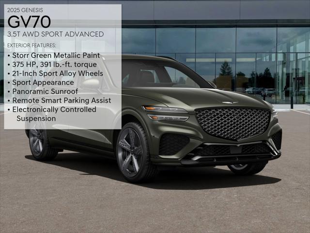 new 2025 Genesis GV70 car, priced at $67,655