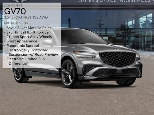 new 2026 Genesis GV70 car, priced at $72,800