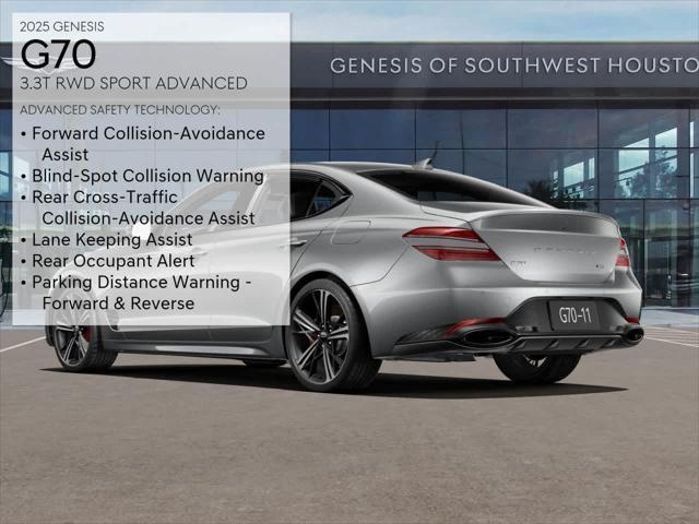 new 2025 Genesis G70 car, priced at $52,695