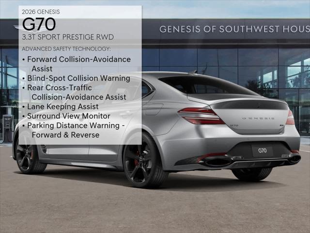 new 2026 Genesis G70 car, priced at $55,440