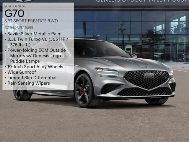 new 2026 Genesis G70 car, priced at $55,440