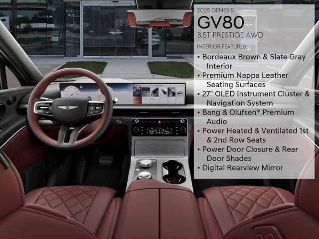 new 2025 Genesis GV80 car, priced at $82,635