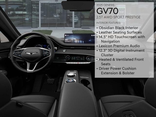 new 2025 Genesis GV70 car, priced at $58,226