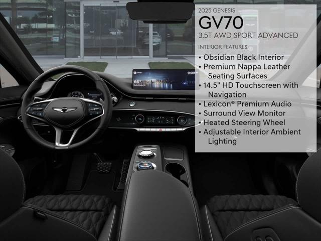 new 2025 Genesis GV70 car, priced at $64,727