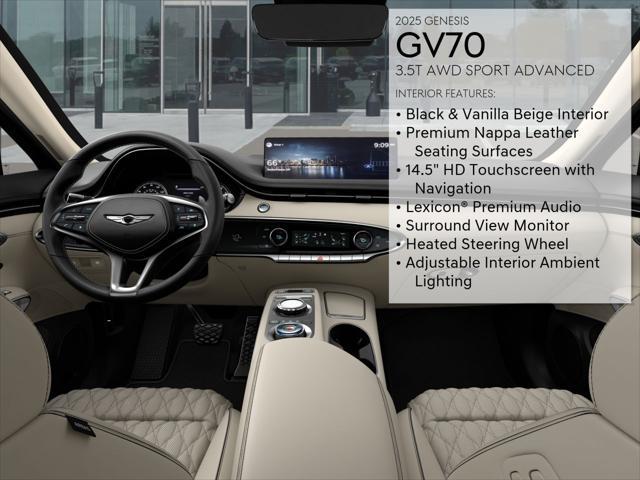 new 2025 Genesis GV70 car, priced at $66,910