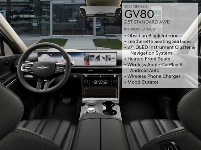 new 2025 Genesis GV80 car, priced at $60,890