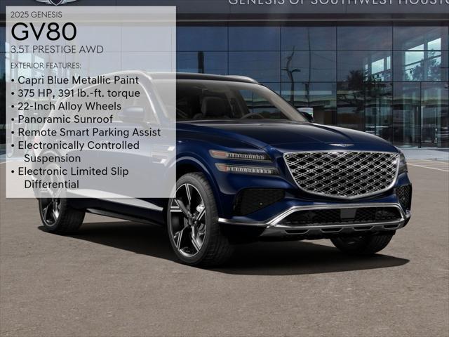 new 2025 Genesis GV80 car, priced at $82,715