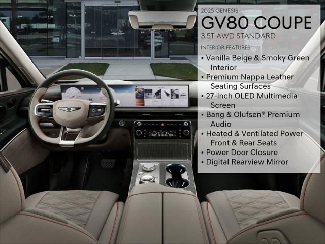 new 2025 Genesis GV80 Coupe car, priced at $82,050
