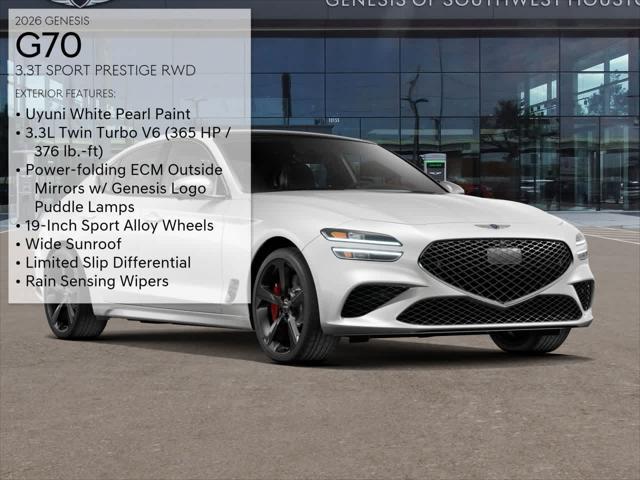 new 2026 Genesis G70 car, priced at $55,440