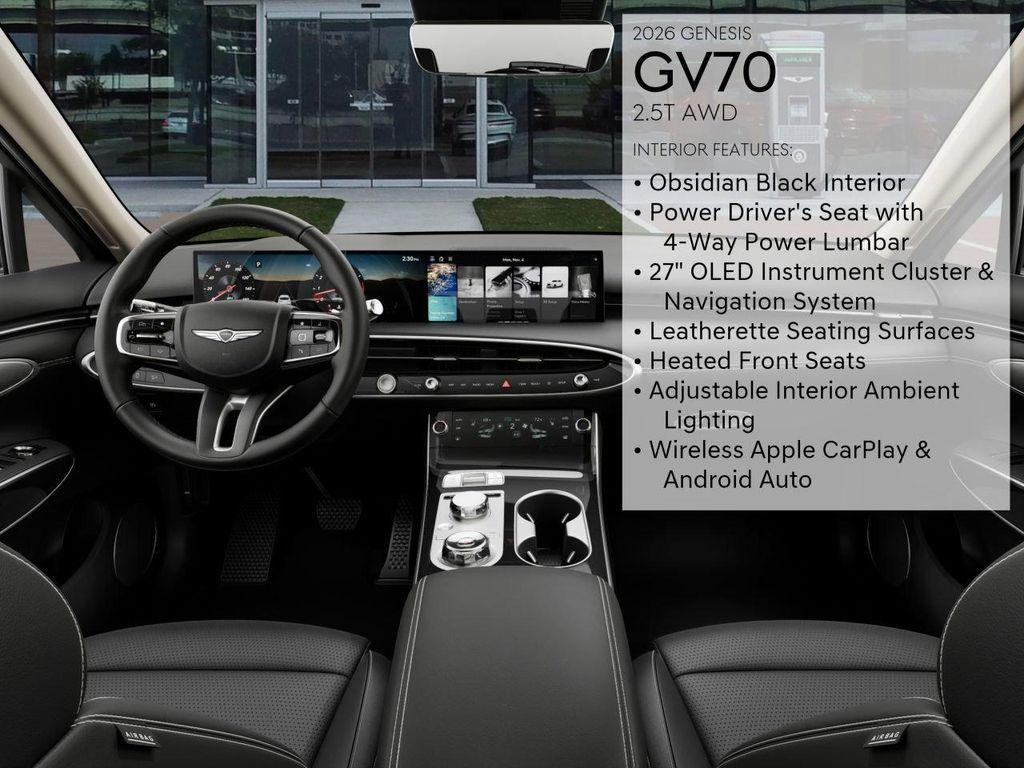new 2026 Genesis GV70 car, priced at $50,860