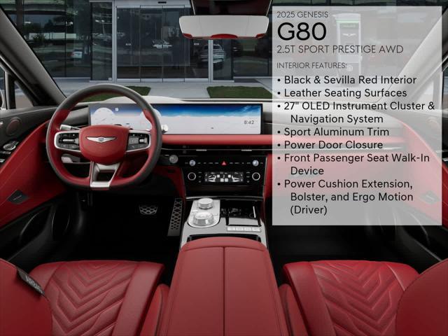 new 2025 Genesis G80 car, priced at $70,510