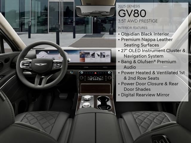 new 2025 Genesis GV80 car, priced at $82,065