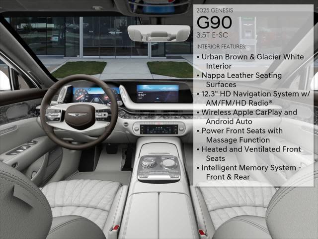 new 2025 Genesis G90 car, priced at $102,785