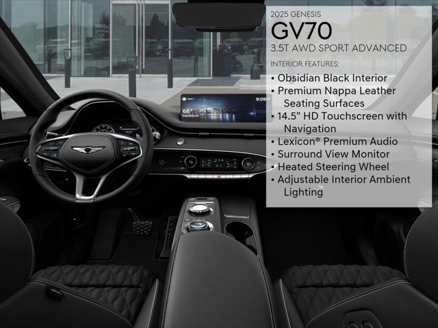 new 2025 Genesis GV70 car, priced at $67,605