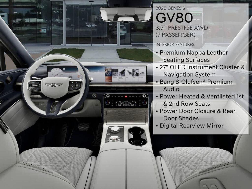 new 2026 Genesis GV80 car, priced at $84,570