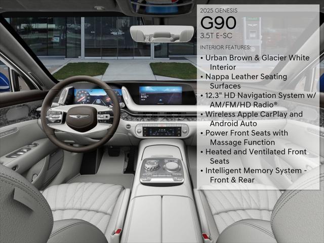 new 2025 Genesis G90 car, priced at $102,320