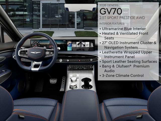 new 2026 Genesis GV70 car, priced at $61,315