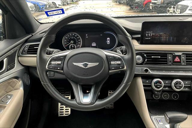 used 2022 Genesis G70 car, priced at $37,529