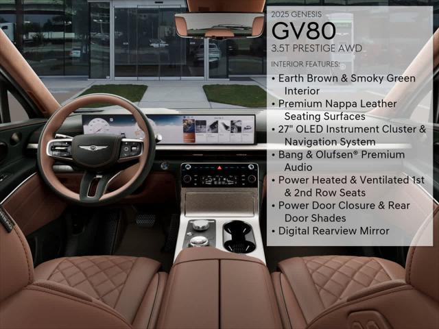 new 2025 Genesis GV80 car, priced at $82,765