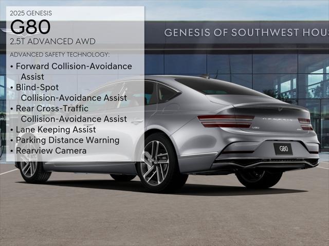 new 2025 Genesis G80 car, priced at $64,215